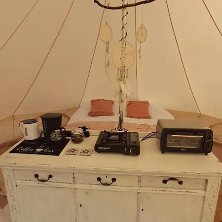 Glamping Tent Met Prive Sanitair 럭셔리텐트