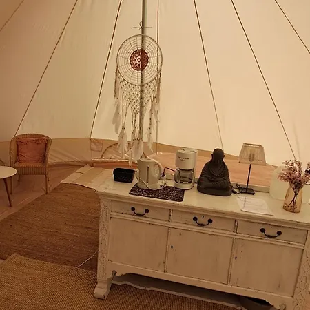 Bell-tent Luna Met Uitzicht Campismo de Luxo