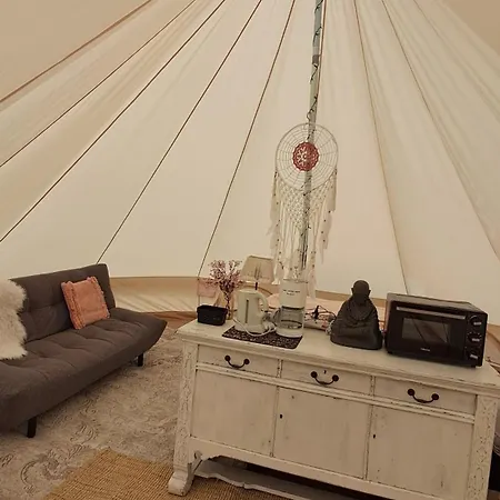 Bell-tent Luna Met Uitzicht Campismo de Luxo